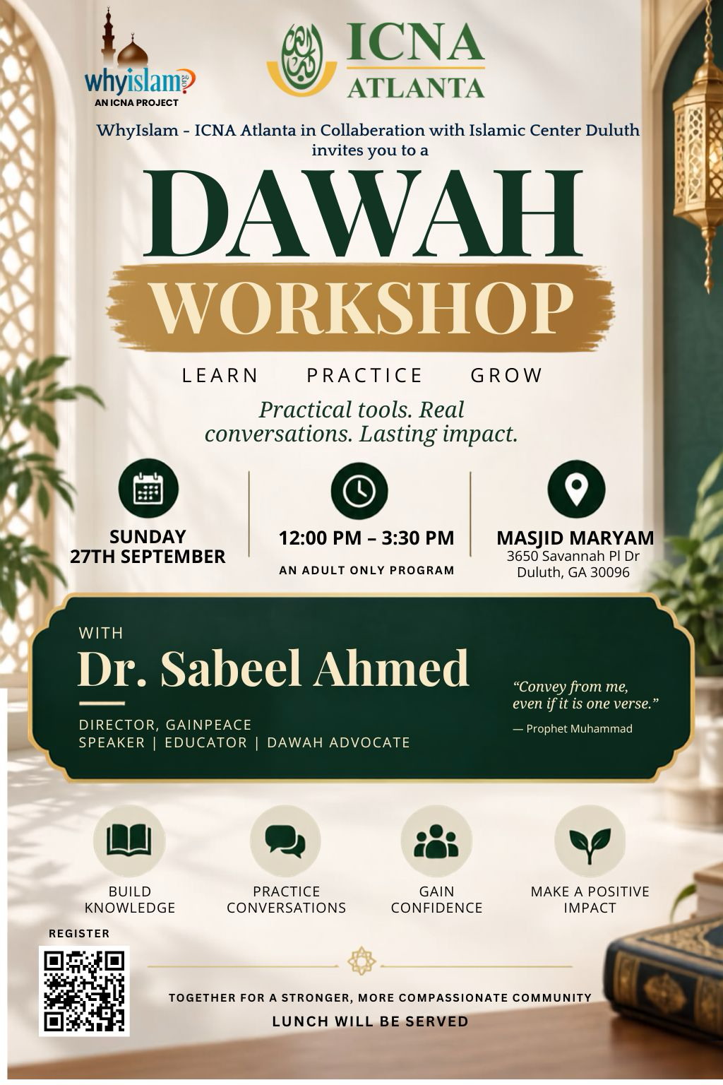Dawah Training Workshop poster